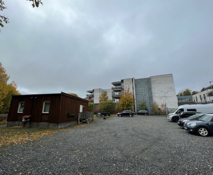 GREVERUD: Boligene ligger rett ved Greverud omsorgsboliger og de nye leilighetsbyggene i Harriet Backers vei