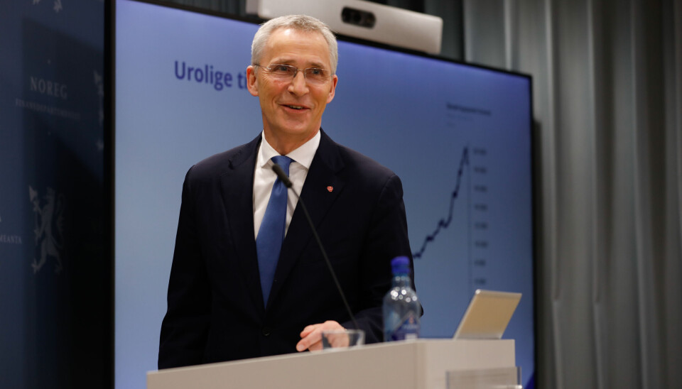 FÅR HYLLEST: Jens Stoltenberg, i OAvis kjent som «Hytteeier på Svartskog», la i går frem revidert statsbudsjett.