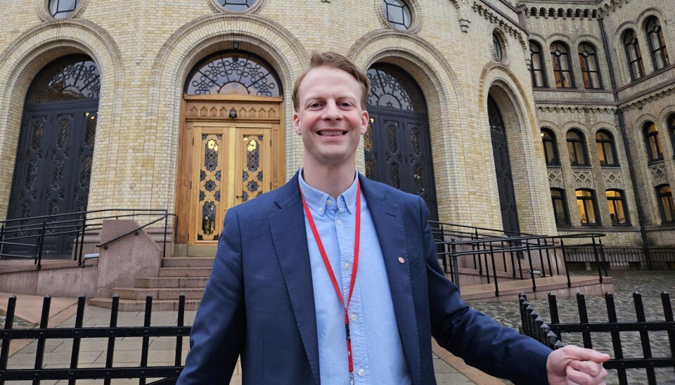 AP-MANN: Håvard Therkelsen er politisk rådgiver i Ap, med Stortinget som arbeidsplass.