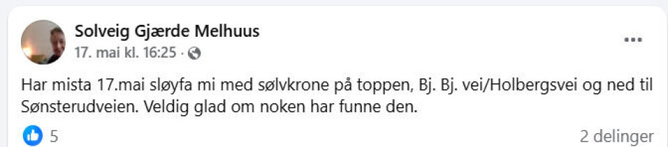 Søljer og hosebånd på avveie: – Har du funnet noe?