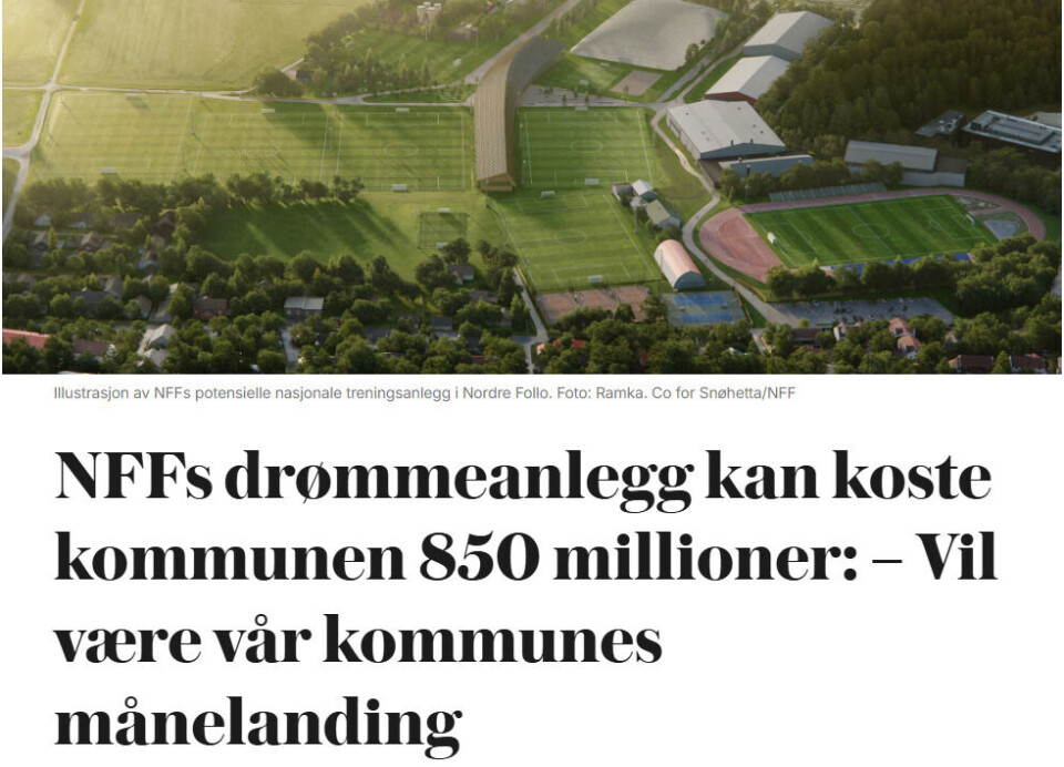 FRA VG: Da saken ble presentert i VG, omtalte ordfører Cecilie Pind prosjektet som «vår kommunes månelanding».