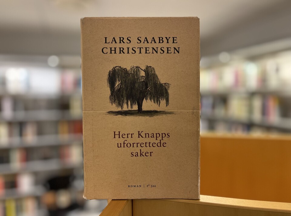 PERLE: Denne boken, av Lars Saaby Christensen, beskrives som en perle av bibliotekar Frank.