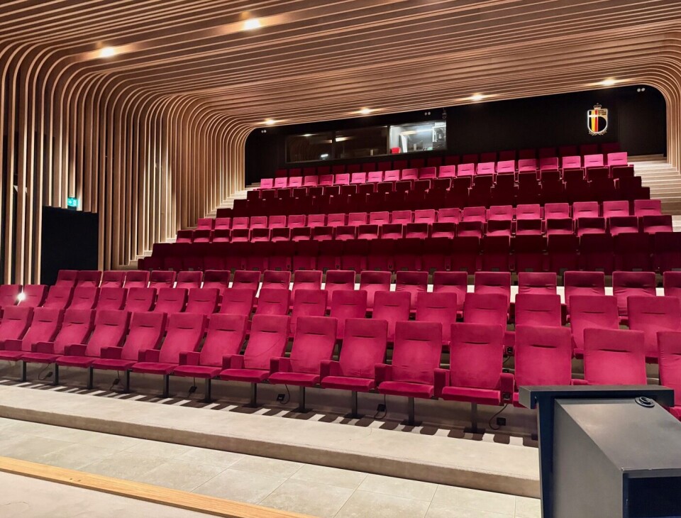 HER SKJER DET: Blir Jéremy Doku droppet fra VM-troppen er det her du får vite om det - i forbundets auditorium.