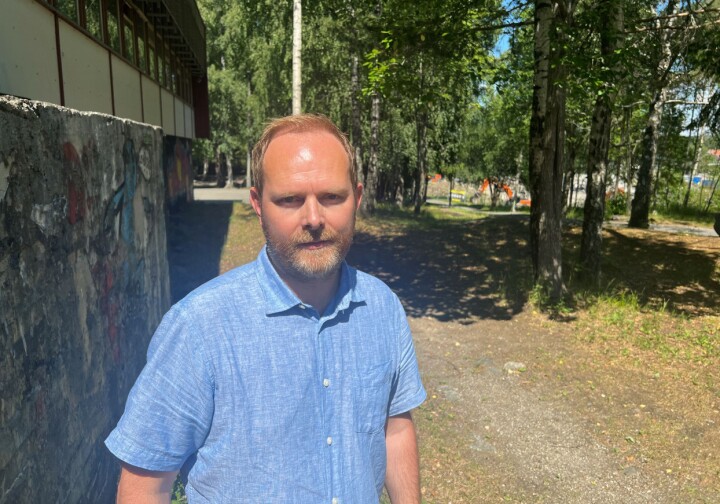 SVARER PÅ KRITIKK: Oddbjørn Lager Nesje ble ikke enig med Høyres Bjørn Kløvstad i løpet av dette debattinnlegget.