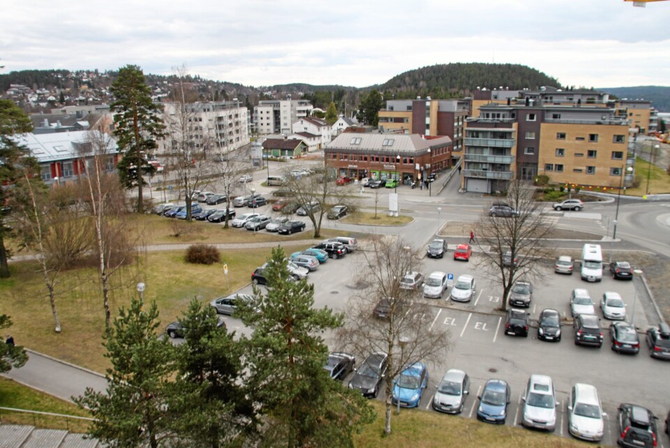I DAG: Slik ser området høyblokken er planlagt på ut i dag. I DAG: Slik ser området høyblokken er planlagt på ut i dag.
