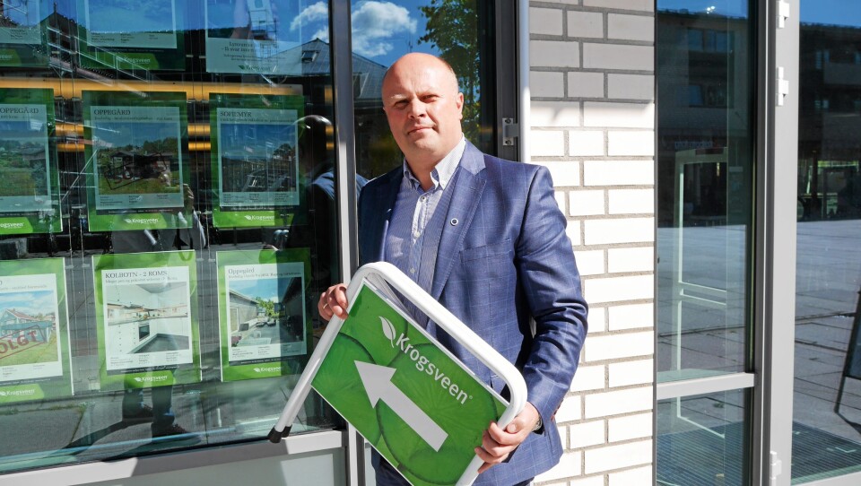 OPTIMISTISK: Jon Syver Ternå, Eiendomsmegler MNEF og fagansvarlig i Krogsveen. OPTIMISTISK: Jon Syver Ternå, Eiendomsmegler MNEF og fagansvarlig i Krogsveen.