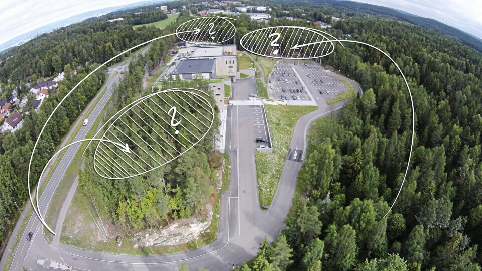 HER SKAL DET BYGGES: Foreløpig er det ikke klart hvor hotellet og/eller badelandet skal ligge, men vi har sett for oss mulige plasseringer på The Well-tomten. HER SKAL DET BYGGES: Foreløpig er det ikke klart hvor hotellet og/eller badelandet skal ligge, men vi har sett for oss mulige plasseringer på The Well-tomten.