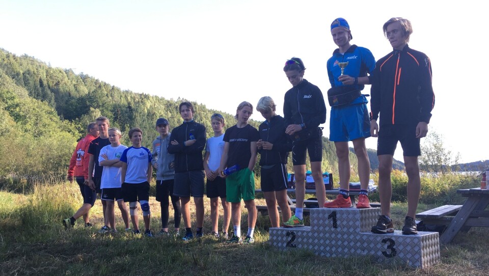 PÅ PALLEN: Her ser du årets raskeste i Ingierkollen Opp. PÅ PALLEN: Her ser du årets raskeste i Ingierkollen Opp.