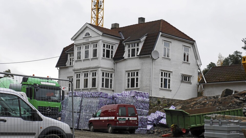 98 ÅR GAMMEL: Villa Breskekjær i Ormerudveien 10. 98 ÅR GAMMEL: Villa Breskekjær i Ormerudveien 10.