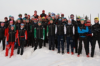 Skiteam Follo invaderte Sjusjøen