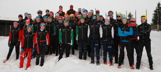 Skiteam Follo invaderte Sjusjøen