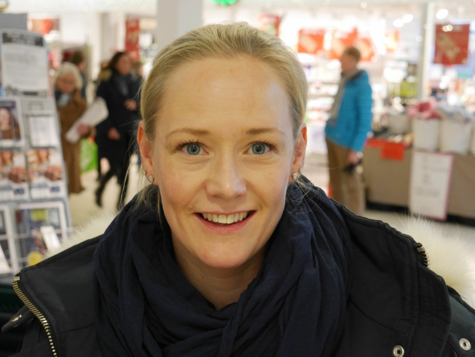 HANDLER OGSÅ LOKALT: Heidi Riise handler halvparten lokalt.