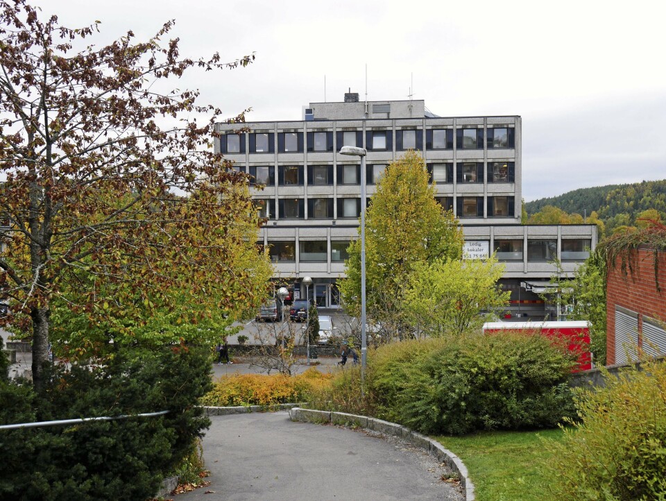 KAN BLI SIGNALBYGG: Slik ser Sentrumsbygget i Kolbotnveien 7 ut. Foto: Yana Stubberudlien. KAN BLI SIGNALBYGG: Slik ser Sentrumsbygget i Kolbotnveien 7 ut. Foto: Yana Stubberudlien.