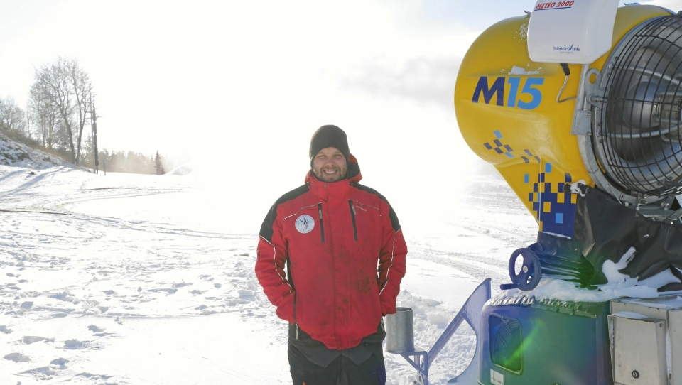 TRENGER HJELP: Terje Martinsen i Skiforeningen Sørmarka ønsker å produsere en full runde på Østre Greverud. Kan du hjelpe ham med arbeidet?