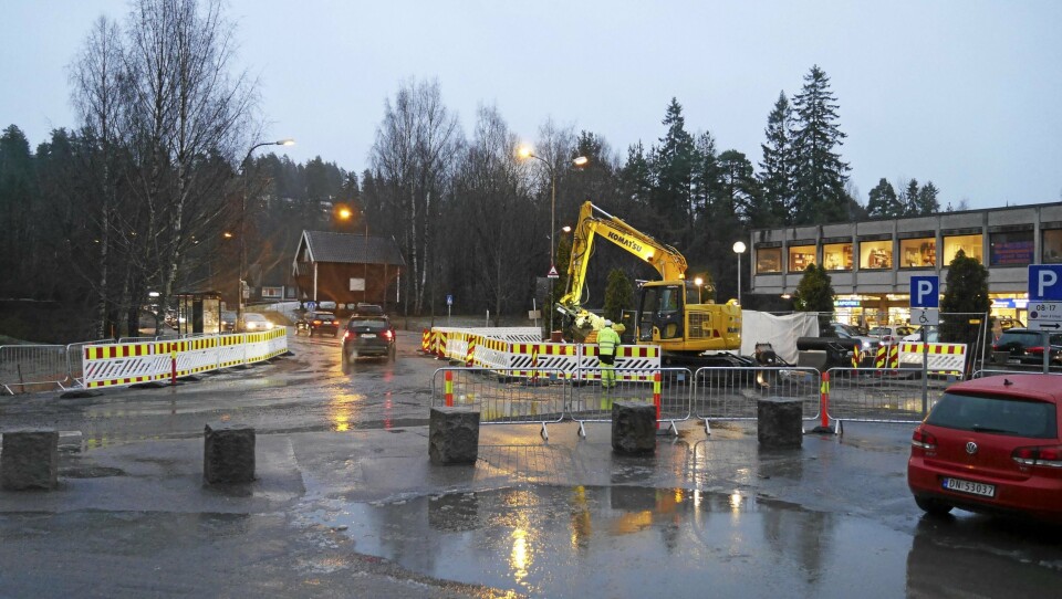 HER JOBBES DET: Det er høy aktivitet på østsiden av Kolbotn for tiden. HER JOBBES DET: Det er høy aktivitet på østsiden av Kolbotn for tiden.