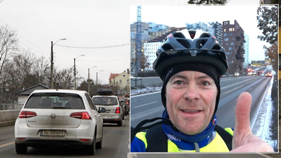 FORNØYD: MDG-politiker i Oppegård, Jens Nordahl, er storfornøyd med dagens diesel-nekt. FORNØYD: MDG-politiker i Oppegård, Jens Nordahl, er storfornøyd med dagens diesel-nekt.