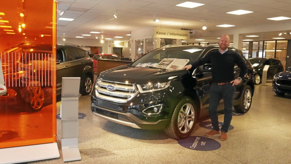 POPULÆR: Fords Edge var en av fjorårets diesel-nyheter i Follo. POPULÆR: Fords Edge var en av fjorårets diesel-nyheter i Follo.