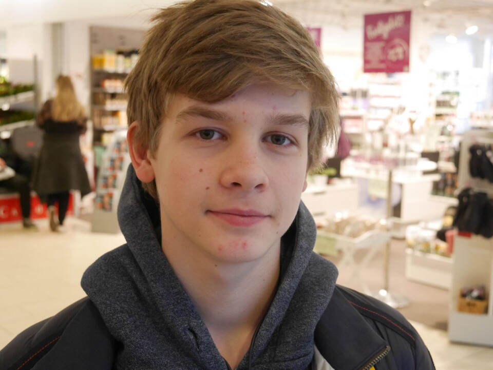 UNG KUNDE: Ola Blesterud (15), fra Kolbotn. UNG KUNDE: Ola Blesterud (15), fra Kolbotn.