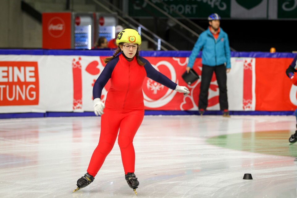 TOK SØLV: Lise Katrin Jensen fra Oppegård og Norge sikret oss nok en medalje i Østerrike.