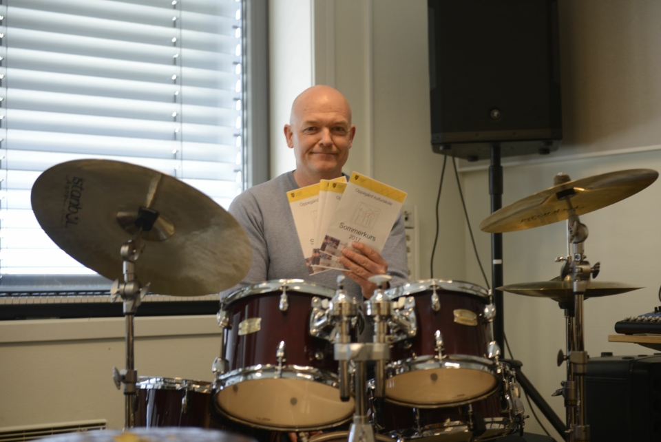 MUSIKKVERKSTED: Musikkverkstedet er et nytt kurs av året, og rektor Rune Molvær tror det blir en suksess.