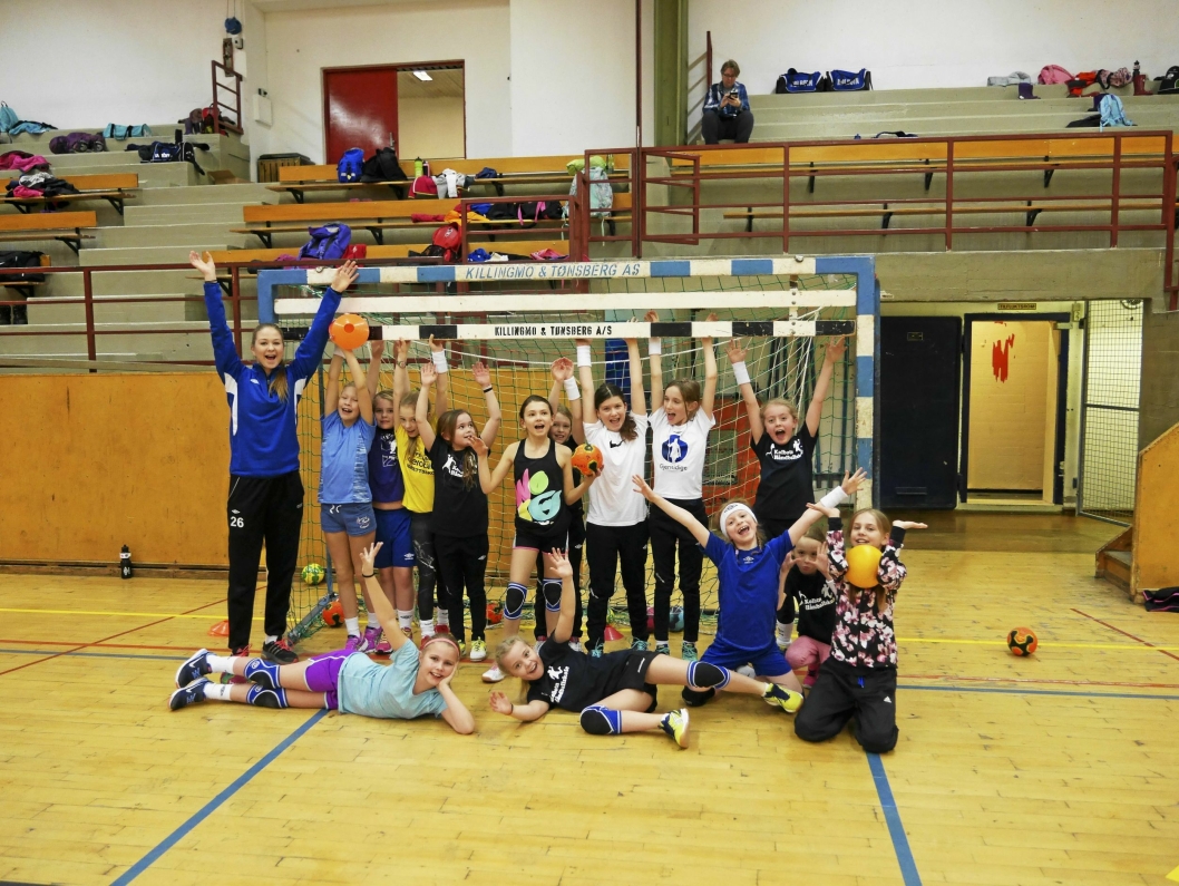 BREDDE I FERIEN: KILs håndballskoler i vinterferien er et godt eksempel på breddesatsning for de små.