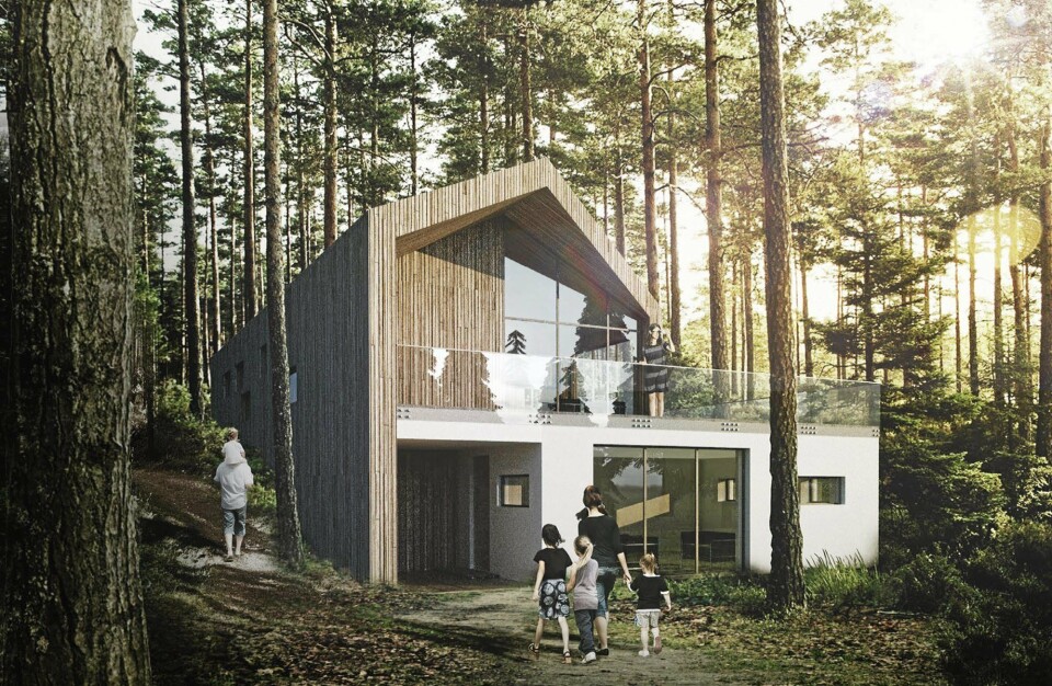 MILJØVENNLIG: Birk & CO ønsker en miljøvennlig profil med passivhus som passer inn i skogsmiljøet. MILJØVENNLIG: Birk & CO ønsker en miljøvennlig profil med passivhus som passer inn i skogsmiljøet.