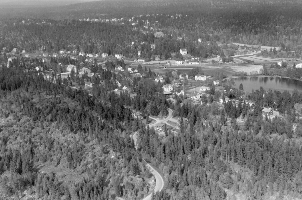 i 1954: Slik så det ut på Kolbotn for 63 år siden. i 1954: Slik så det ut på Kolbotn for 63 år siden.