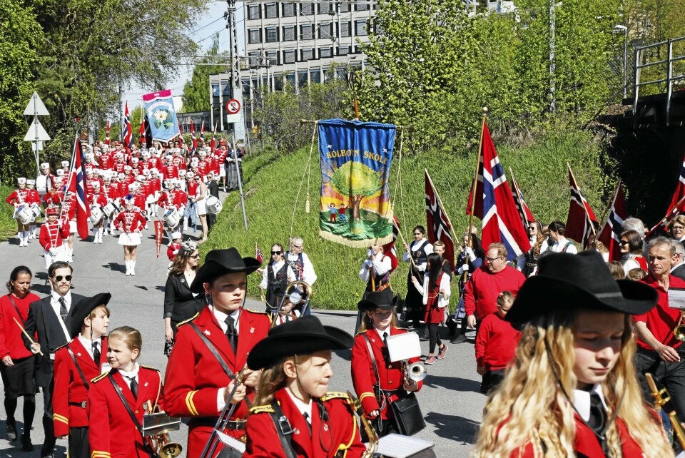 KOLBOTN SKOLE: Feiring av 17. mai på Kolbotn 2016.