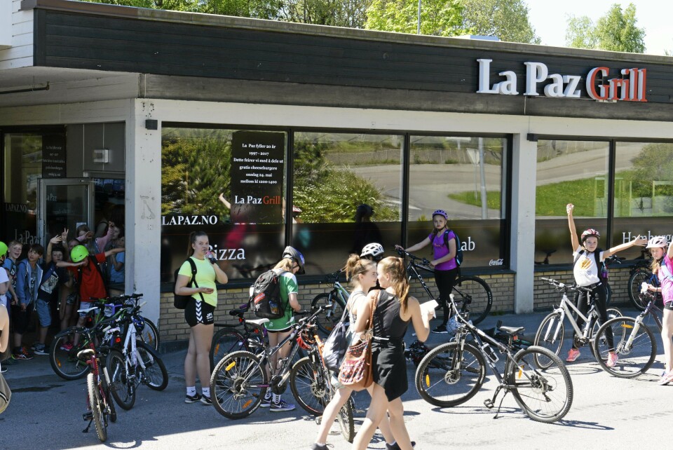 POPULÆRT: I dag er La Paz Grill et populært sted for ungdommene i kommunen. POPULÆRT: I dag er La Paz Grill et populært sted for ungdommene i kommunen.