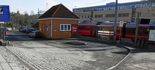 Slåsskamp på Kolbotn stasjon
