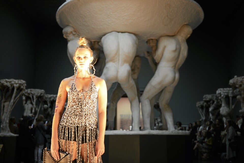 PUNK OG ROCK-INSPIRERT: Her fra visningen på Vigeland-museet i november i fjor.