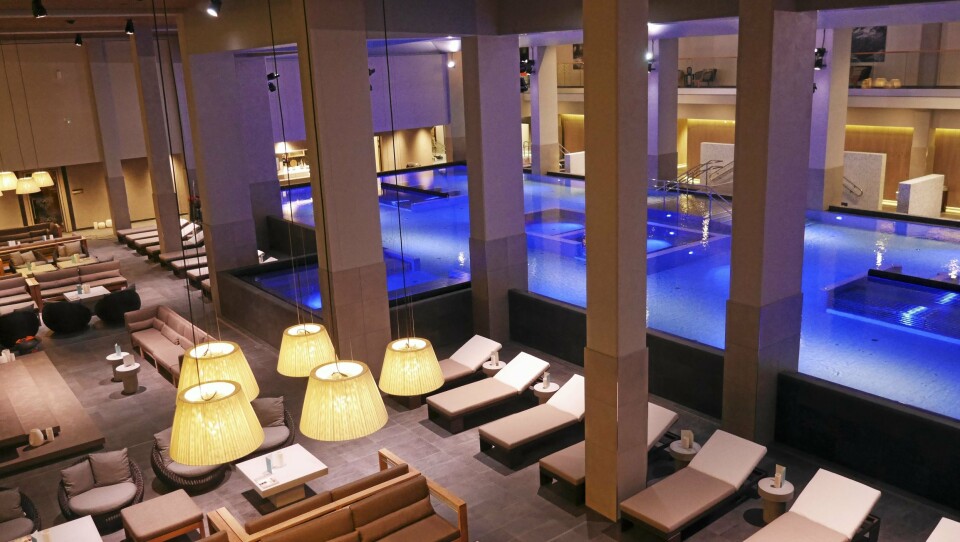 INNENDØRS: Her ser du innenfra The Well, i Wellness-avdelingen.. INNENDØRS: Her ser du innenfra The Well, i Wellness-avdelingen..