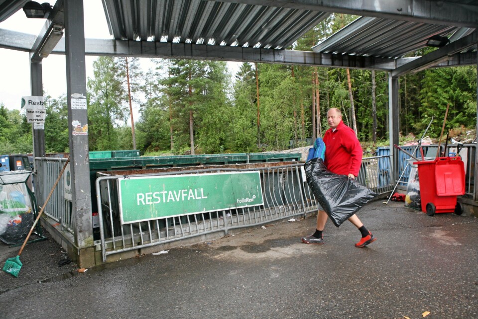 STYRKES TROLIG: Her ser du fra den lokale gjenvinningsstasjonen. Her vil det trolig bli en utvidelse og styrking, dersom politikerne gjør som de har vedtatt. STYRKES TROLIG: Her ser du fra den lokale gjenvinningsstasjonen. Her vil det trolig bli en utvidelse og styrking, dersom politikerne gjør som de har vedtatt.