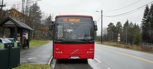 Endelig kommer rutebussen til Oppegård syd!