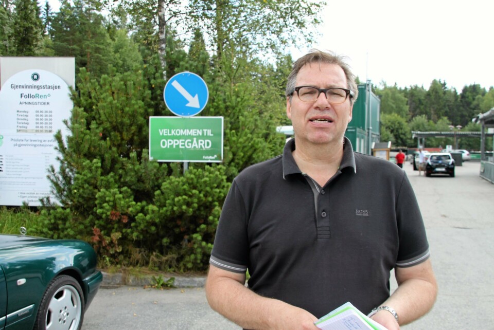 FORNØYD: Runar Jacobsen, daglig leder i Follo Ren. FORNØYD: Runar Jacobsen, daglig leder i Follo Ren.
