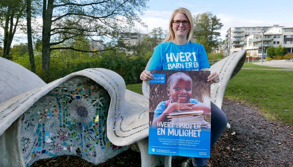 GLEDER SEG TIL AKSJON OG KONSERT: Ida Madeleen Moe er leder for Frivillighetssentralen, og nå håper hun på giverglede også blant folket under aksjonen, og at folk tar turen til konserten til inntekt for den gode saken!