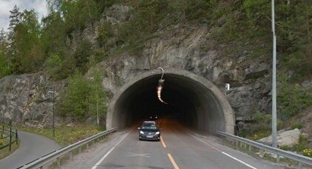 ÅPEN IGJEN: Nå er Ringnestunnelen åpen for trafikk igjen.