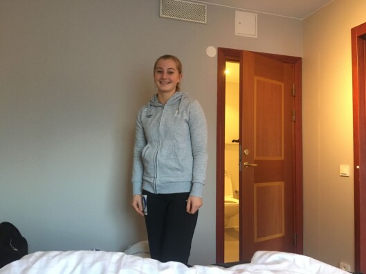 KLAR: Julie Hattestad er i Sverige for å spille turnering med U-jentene. KLAR: Julie Hattestad er i Sverige for å spille turnering med U-jentene.