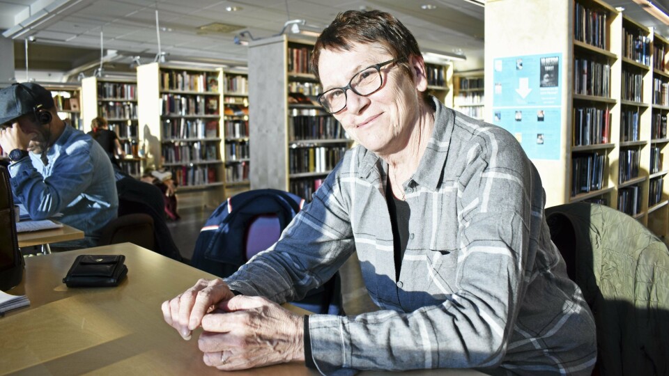 HJEMME: – Kolben er mitt første hjem. Jeg elsker biblioteket! Jeg håper de beholder de viktige tingene her når Oppegård og Ski slås sammen, sier hun. HJEMME: – Kolben er mitt første hjem. Jeg elsker biblioteket! Jeg håper de beholder de viktige tingene her når Oppegård og Ski slås sammen, sier hun.