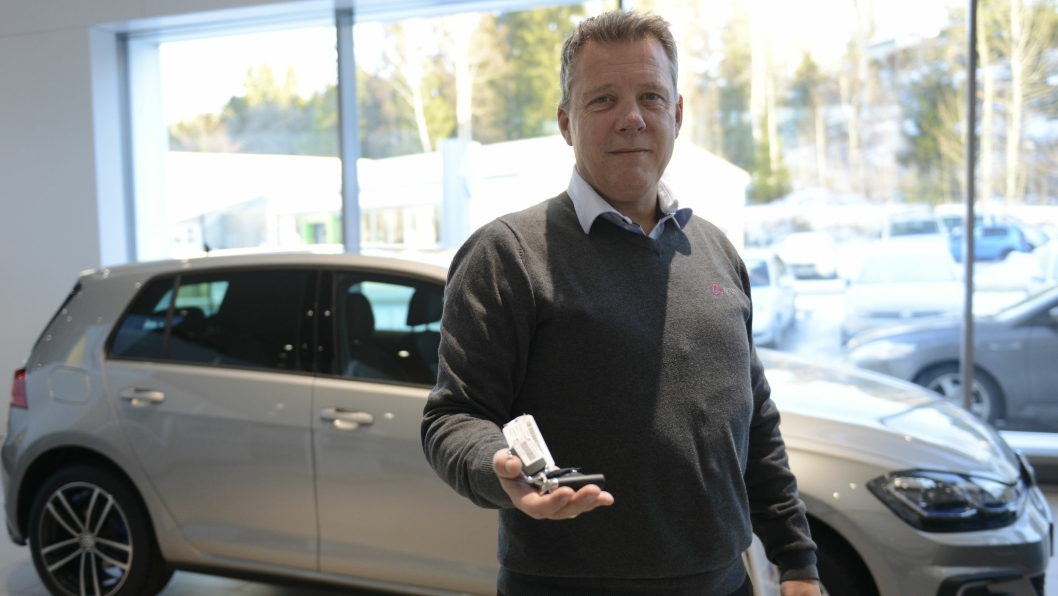 LEASINGVINNER: Atle Olafsen, markedssjef hos Autora Kolbotn sier leasing er mye mer populært en før, særlig på hybridbiler.