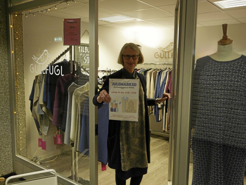 I BUTIKKEN: Elisabeth Gulling er stolt av butikken og konseptet sitt Gullfugl, og gleder seg til å vise frem både denne butikken og andres butikker på lørdag. I BUTIKKEN: Elisabeth Gulling er stolt av butikken og konseptet sitt Gullfugl, og gleder seg til å vise frem både denne butikken og andres butikker på lørdag.