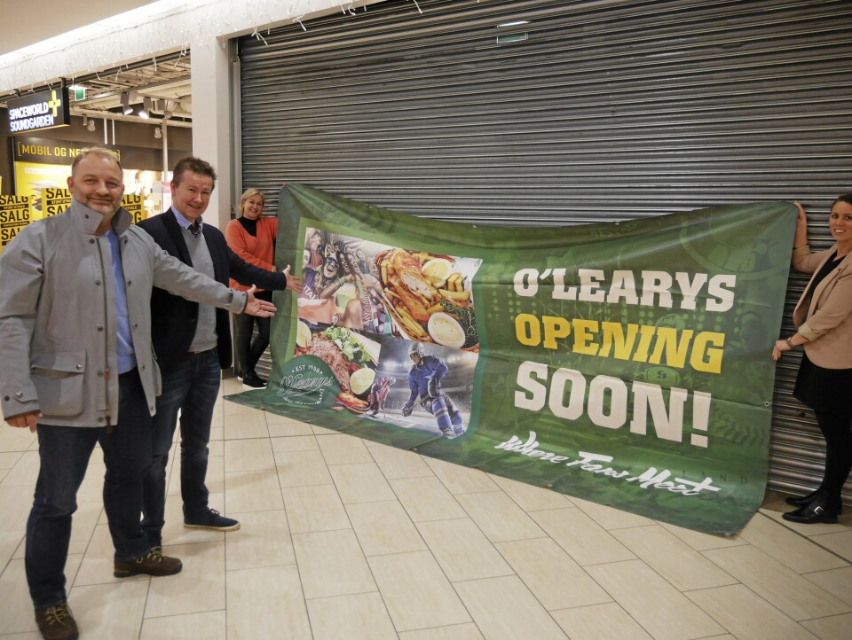 KLARE FOR MAT OG MORO: O'Learys-gutta gleder seg til å åpne i de nye lokalene sine i mai. KLARE FOR MAT OG MORO: O'Learys-gutta gleder seg til å åpne i de nye lokalene sine i mai.