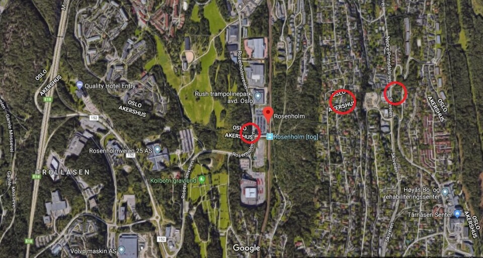 BOM HER OG DER: Rosenholm, Fjellveien og Skiveien er noen av de nye veiene som får bom. E18 Mossevei skal også få bom. BOM HER OG DER: Rosenholm, Fjellveien og Skiveien er noen av de nye veiene som får bom. E18 Mossevei skal også få bom.