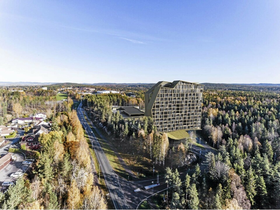 THE WELL RESORT: Et 50 meter høyt spahotell planlegges med 15 etasjer over sokkel og 200 hotellrom. THE WELL RESORT: Et 50 meter høyt spahotell planlegges med 15 etasjer over sokkel og 200 hotellrom.