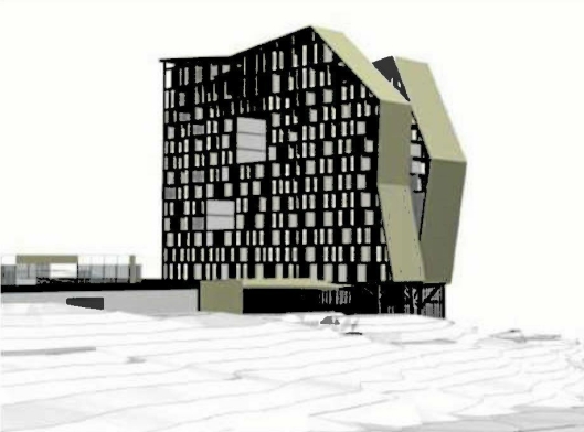 SMALT OG HØYT: – Naboene skal oppfatte at formen vår gjør at ingen skal kikke ned på dem, sier arkitekt Øystein Rognebakke.
