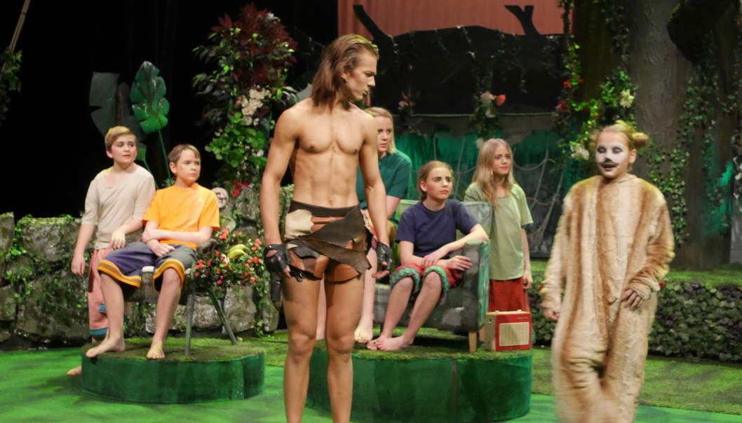 KNALLSUKSESS: OPALs Tarzan ble en publikumssuksess. Over 2300 løste billetter.