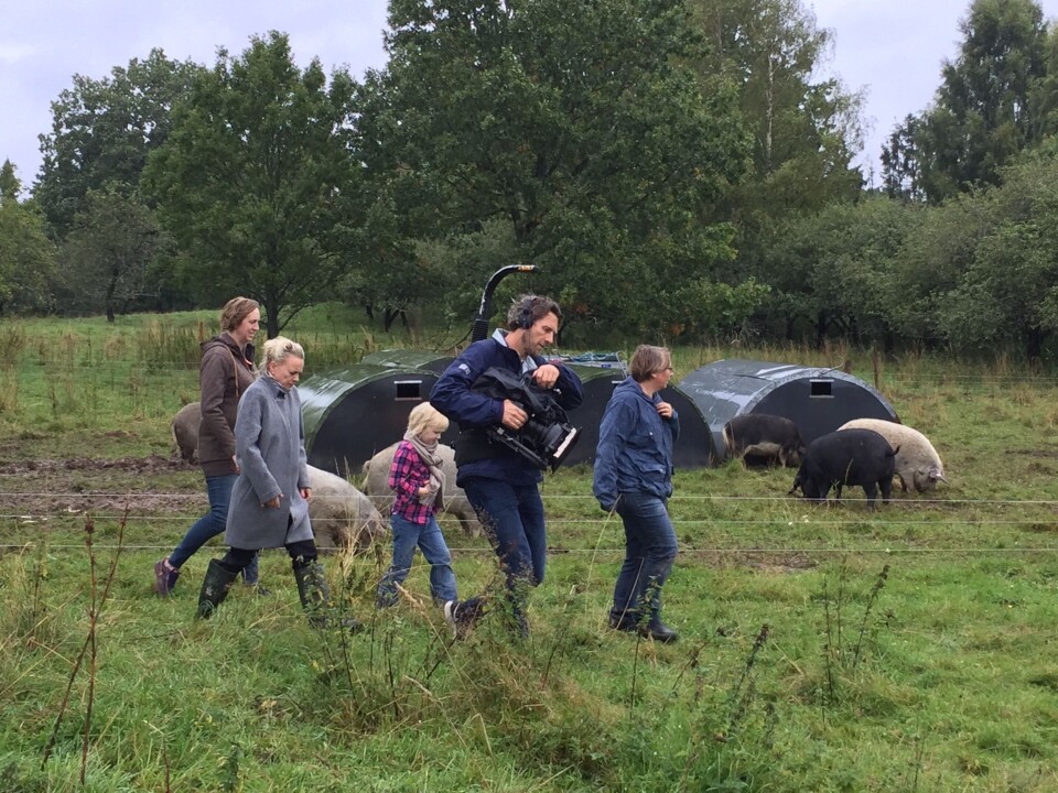 PÅ SVARTSKOG: Også Gården På Svartskog er med i filmen! PÅ SVARTSKOG: Også Gården På Svartskog er med i filmen!