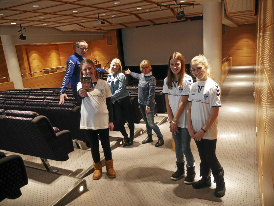 HER SKAL DET SKJE: Foredragskvelden vil skje i den store kinosalen på Rosenholm Campus. HER SKAL DET SKJE: Foredragskvelden vil skje i den store kinosalen på Rosenholm Campus.