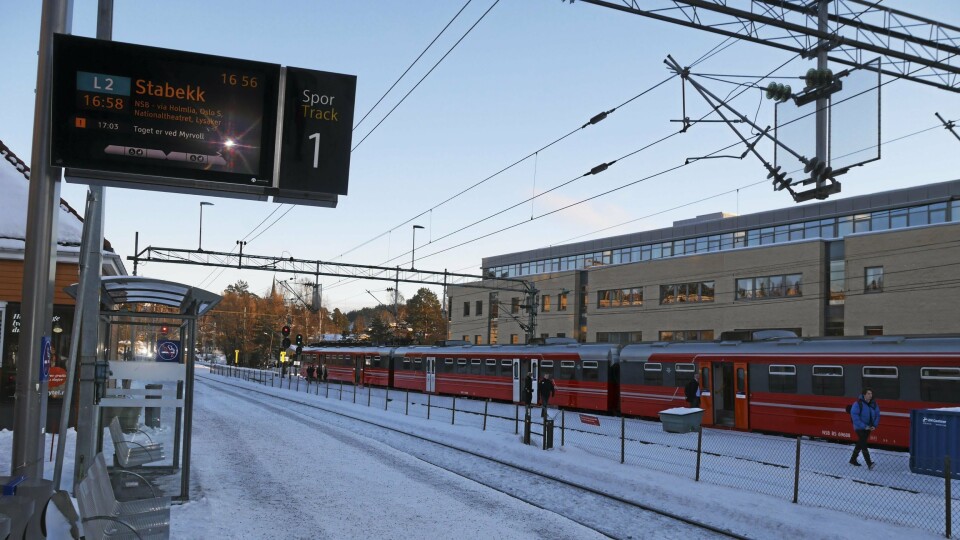IKKE ALLTID I RUTE: Å være togpendler til og fra Oppegård er til tider utfordrende. IKKE ALLTID I RUTE: Å være togpendler til og fra Oppegård er til tider utfordrende.