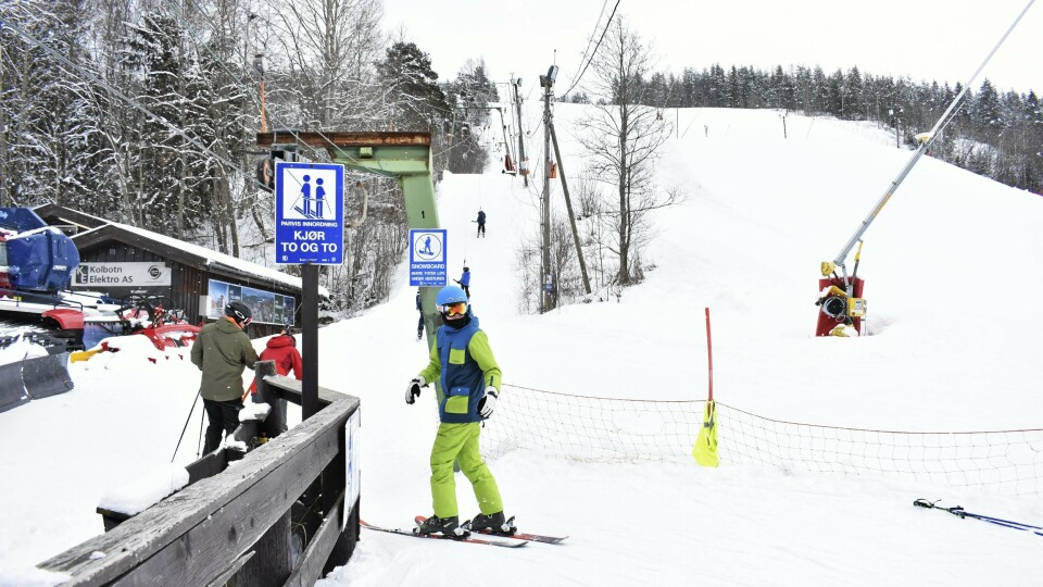 HER SKJEDDE DET: Ulykken skjedde i heisen i Ingierkollen lørdag. HER SKJEDDE DET: Ulykken skjedde i heisen i Ingierkollen lørdag.